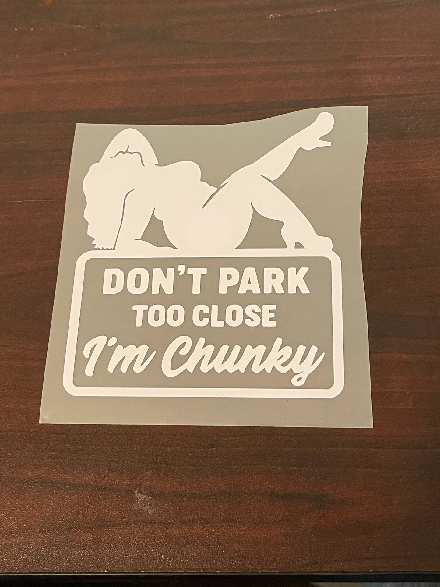 Don’t park too close decal