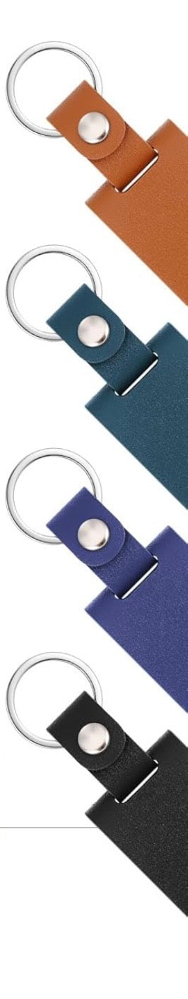Custom leather keychain