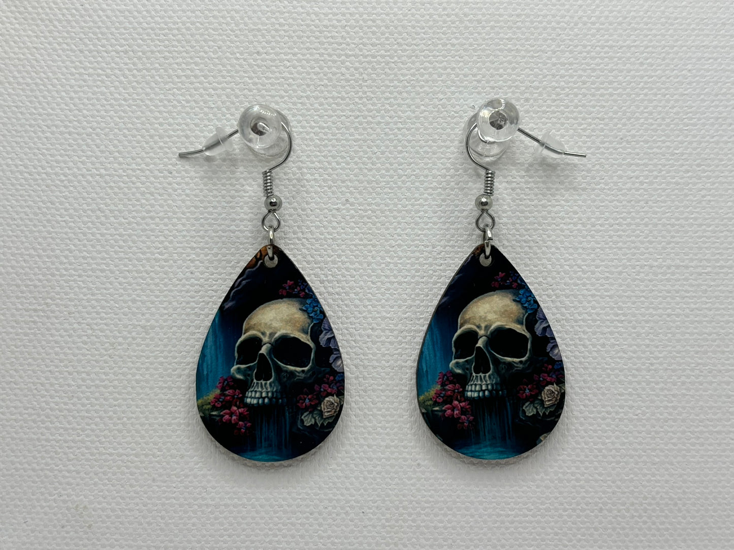 Skull Double-sided Earrings