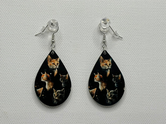 Double-Sided Cat Earrings
