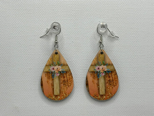 Double-Sided Flower Earrings