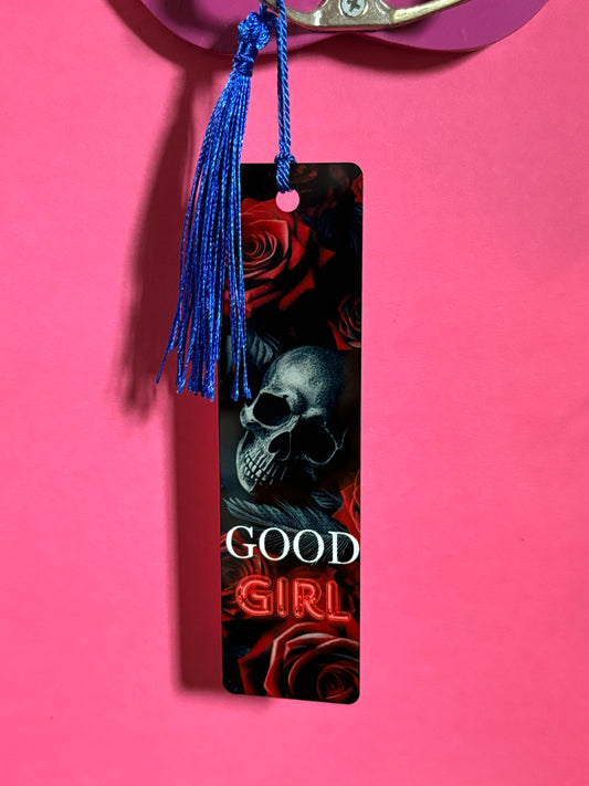 Good girl dark romance bookmark