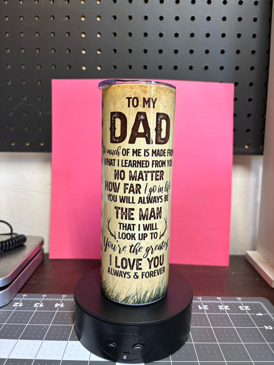 20oz Dad tumbler