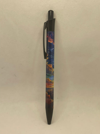 Cross on a Mountain Pen
