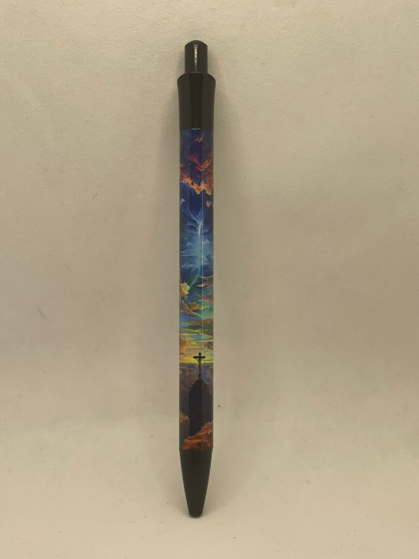 Cross on a Mountain Pen