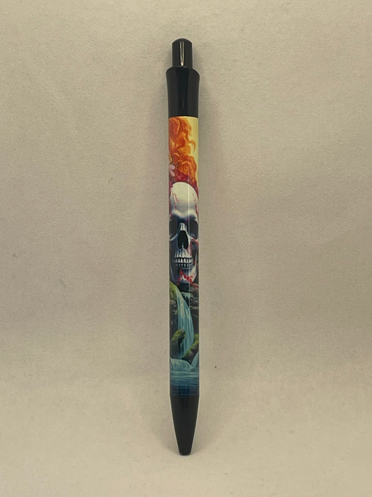 Skull Waterfall Pen