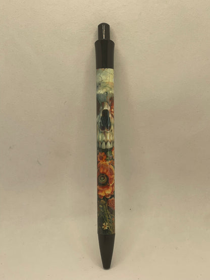 Skull Flower Pen