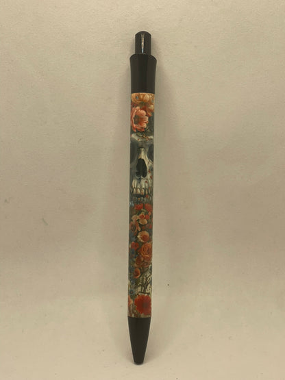 Skull Flower Pen