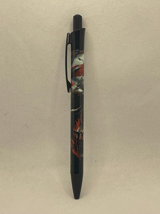 American Flag Skull Pen
