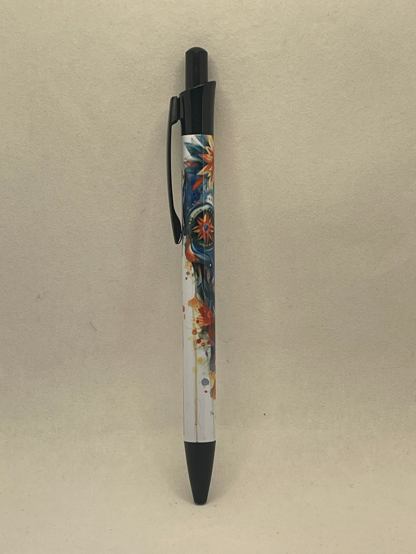 Water Color Skull Pen