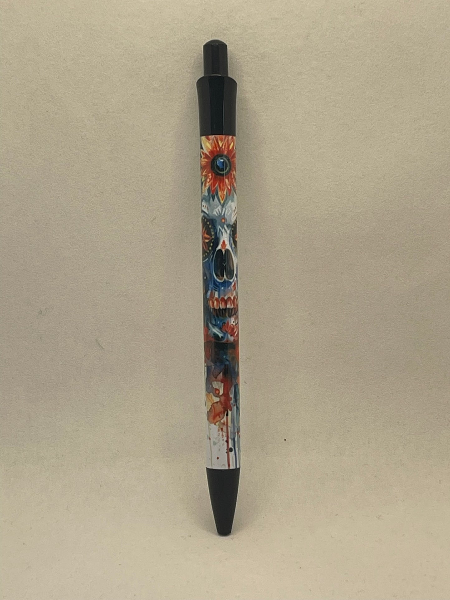 Water Color Skull Pen
