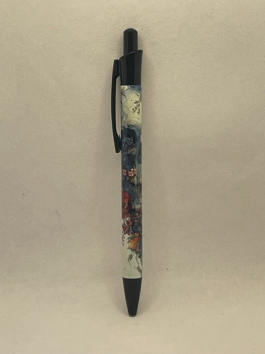 Skull Flower Pen
