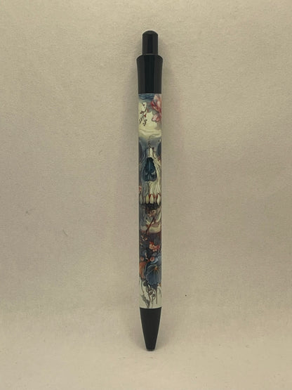 Skull Flower Pen
