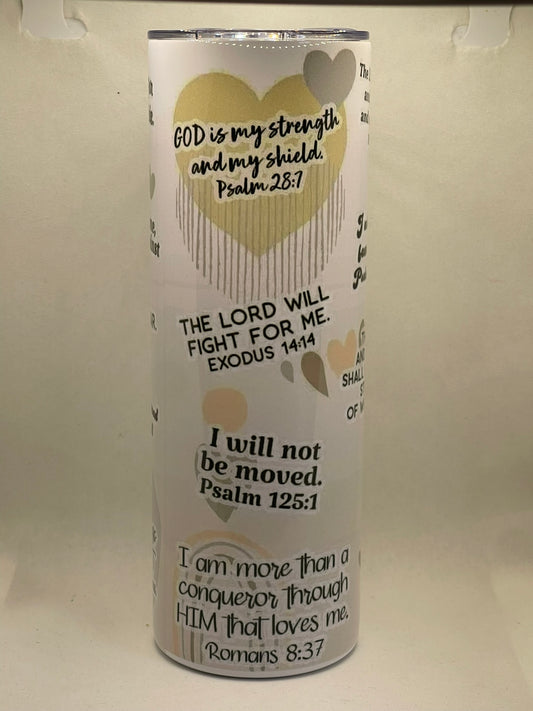 20oz Bible Verse tumbler