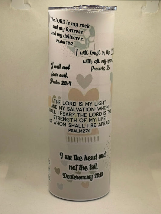 20oz Bible Verse tumbler