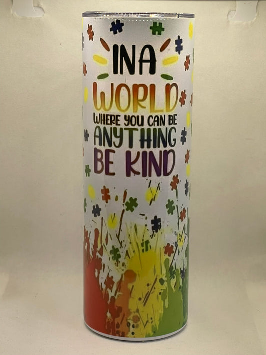 20oz Autism tumbler