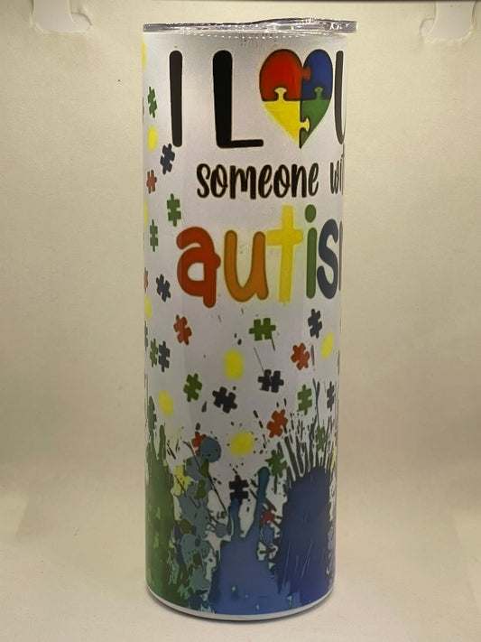 20oz Autism tumbler
