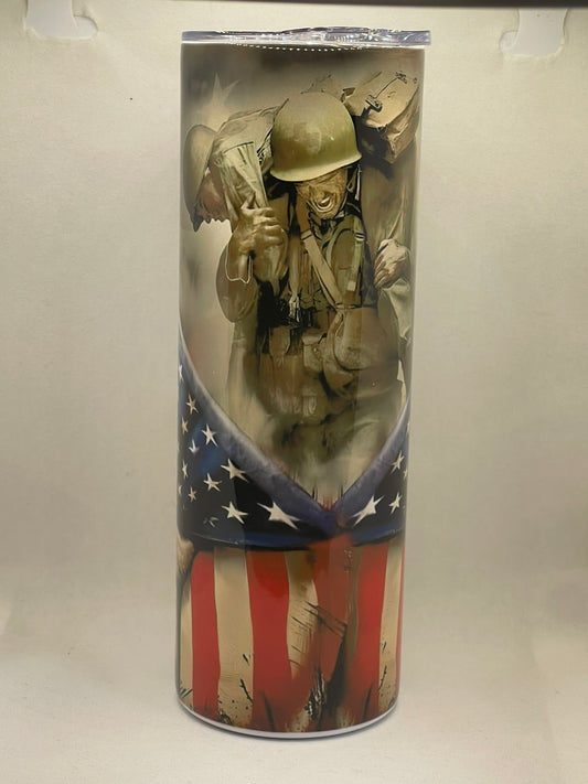 Soldier 20oz tumbler
