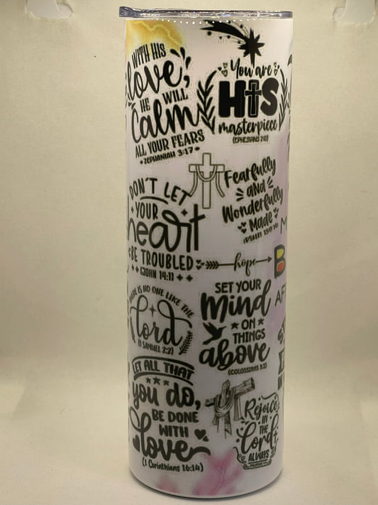 20oz Daily Bible Affirmation Tumbler