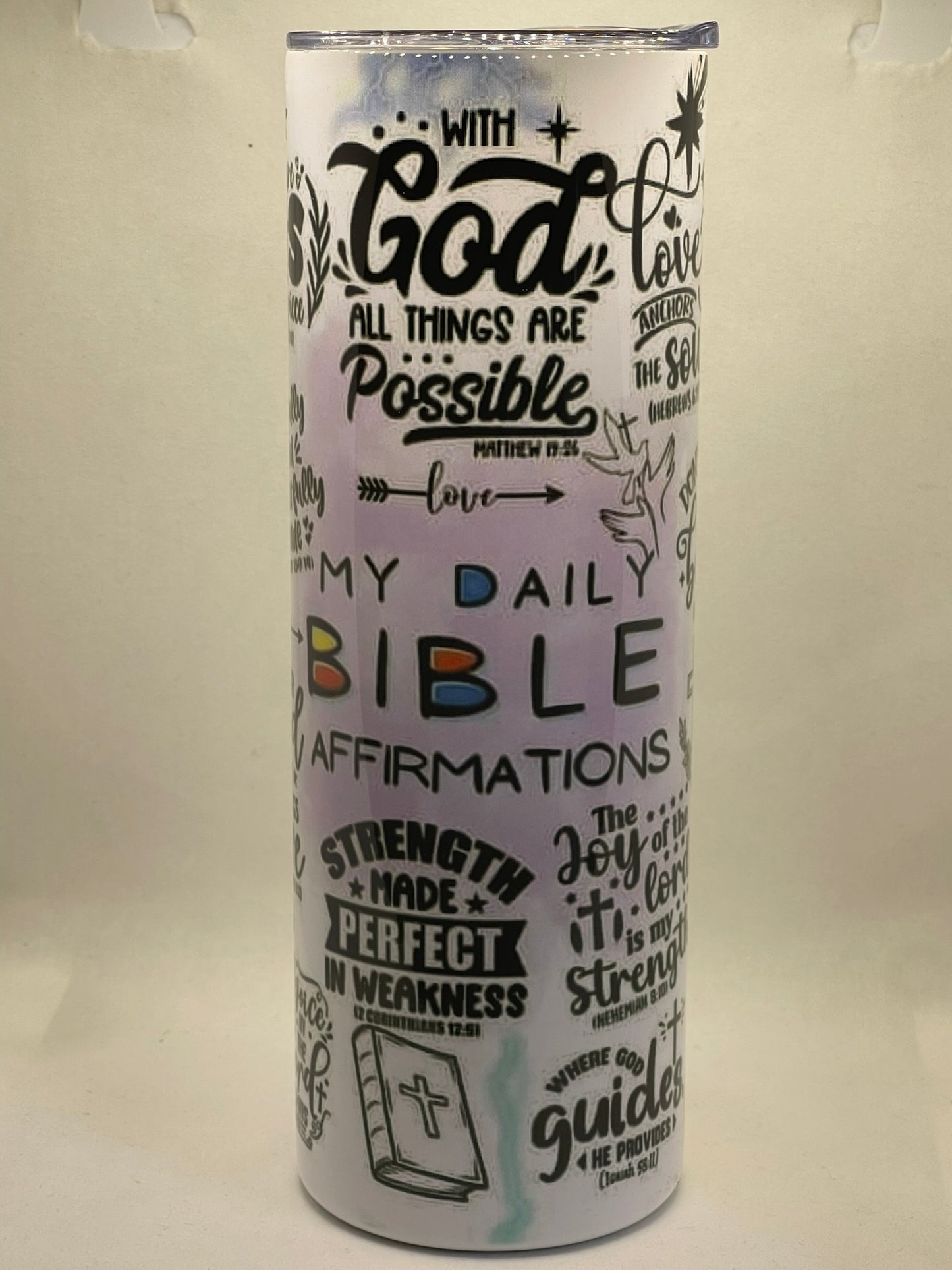 20oz Daily Bible Affirmation Tumbler
