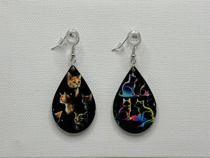 Double-Sided Cat Earrings