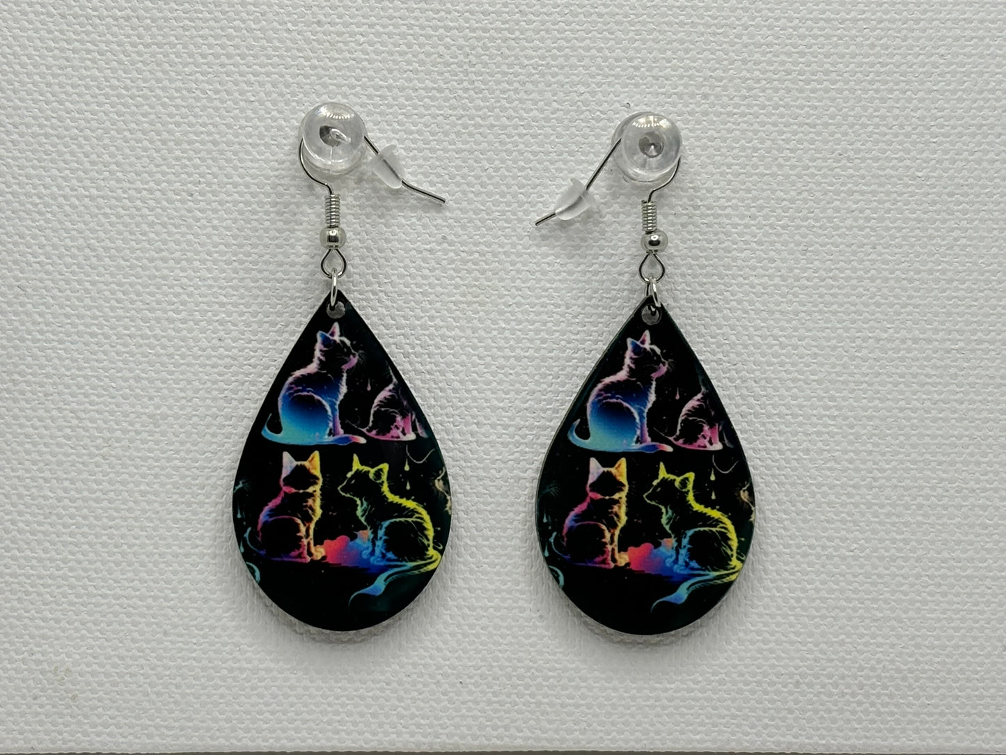 Double-Sided Cat Earrings