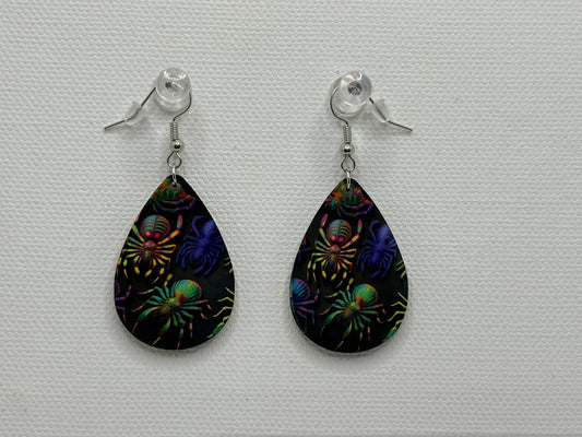 Double-sided Spider Earrings