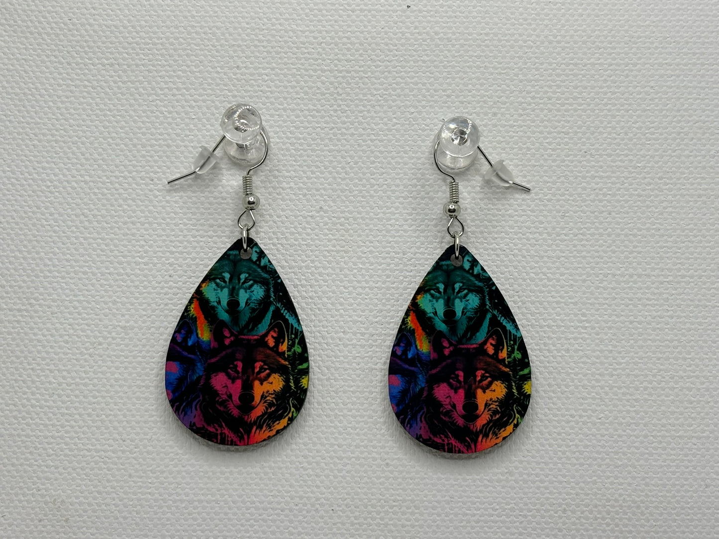 Double-sided Wolf Earrings