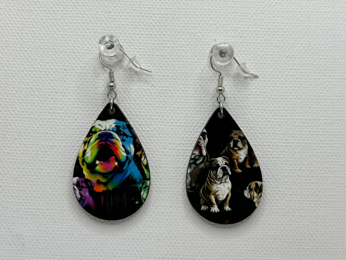English Bulldog Earrings